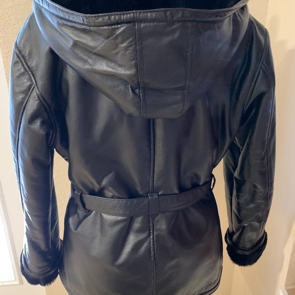 Wilson Leather Jacket Fully Lined w/Faux Fur - Picture 2 of 16